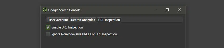 Screaming Frog - Integracja API Google URL Inspection